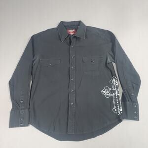 Rock and Roll Cowboy Panhandle Slim Y2K Button up shirt Men's Size Medium